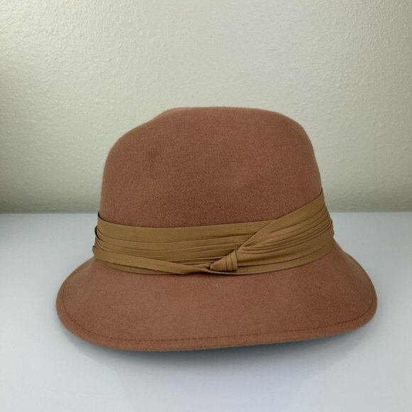 Lancaster 100% Wool Tan Women’s Hat Vintage WPL4384 main image 7